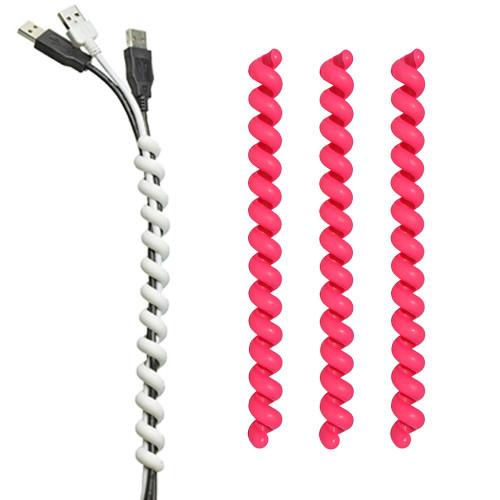 Cable Twister set à 3 stuks fuchsia