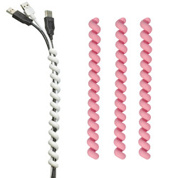 snoeren bundelen met Cable Twister roze