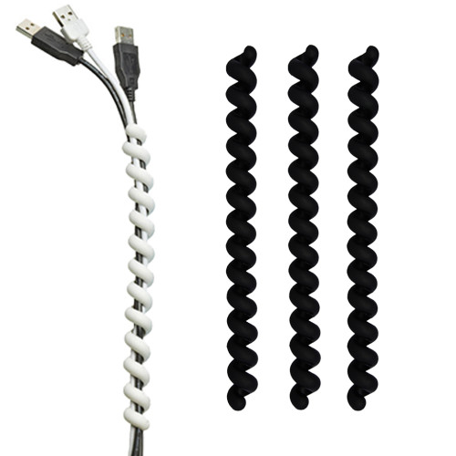 cable twister set à 3 stuks zwart