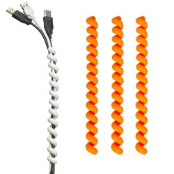 Cable Twister set à 3 stuks oranje