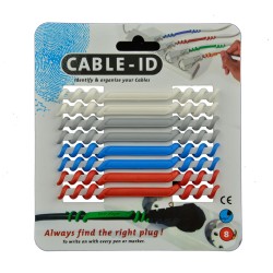 cable ID's 8 stuks in 4 kleuren