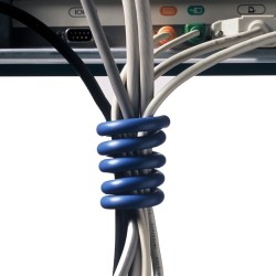 Cable Manager blauw (set a 2 stuks)