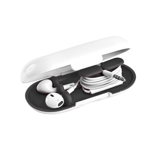 Dotz earbud case wit/ zwart