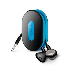 Dotz Wrap ID earbud wrap zwart/blauw