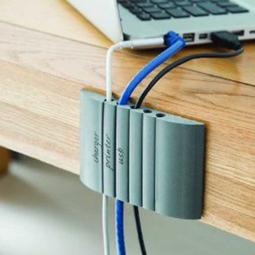 Cable station kabel organizer grijs