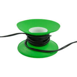 snoeren oprollen met XL Cable Organizer groen / wit