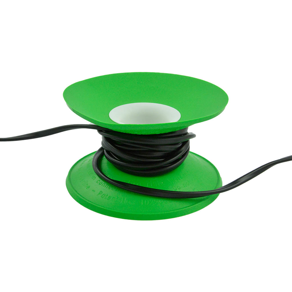 zak Zorgvuldig lezen bijzonder snoeren oprollen met XL Cable Organizer groen / wit | Cable Solutions