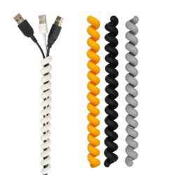 Cable Twister set van 3 stuks geel / zwart / grijs