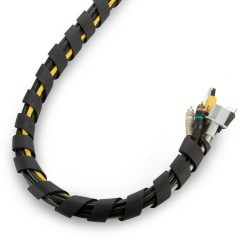 flexibele kabel organizer | 5 stuks à 60 cm Cable Slinky | zwart
